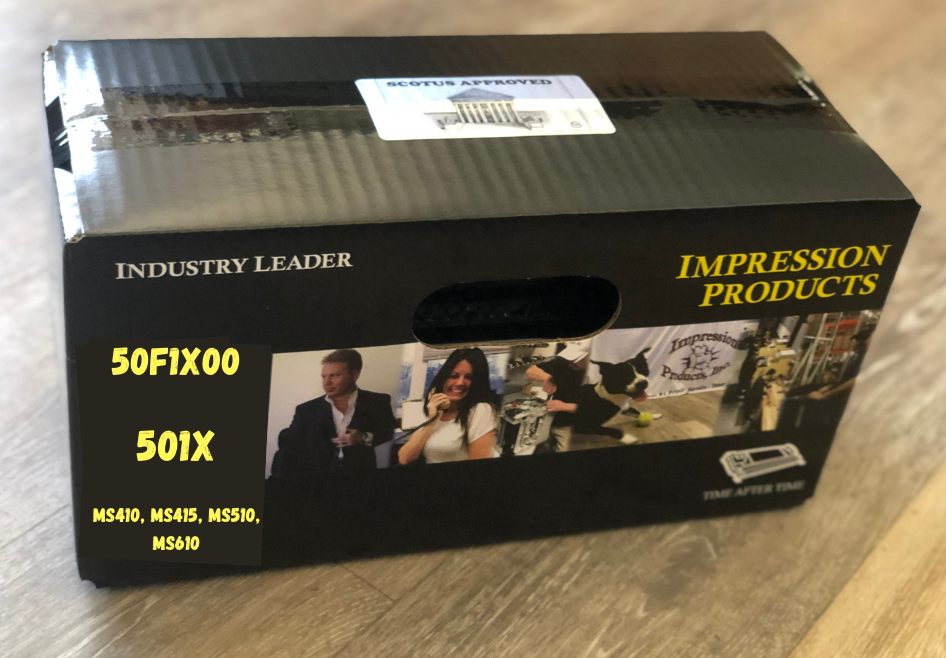 Lexmark 50F1X00 10K Page Yield High Yield  Eco Friendly Toner Cartridge for use in Lexmark printers MS410 / MS415 / MS510 / MS610