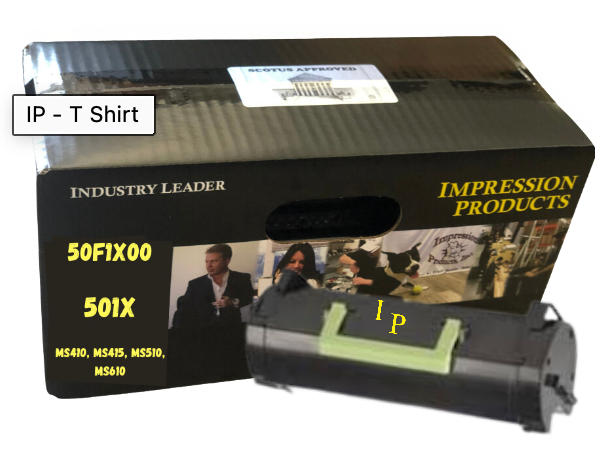 Lexmark 50F1X00 10K Page Yield High Yield  Eco Friendly Toner Cartridge for use in Lexmark printers MS410 / MS415 / MS510 / MS610