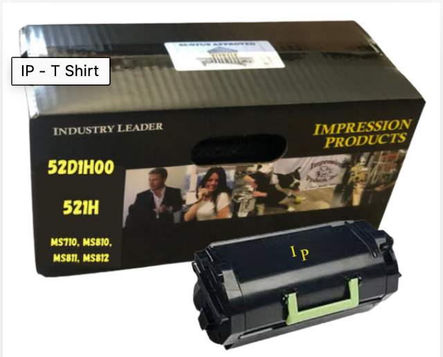 Lexmark 52D1H00 25K Page Yield 521H High Yield Remanufactured Toner Cartridge for use in Lexmark printers MS710 / MS711 / MS810 / MS811 / MS812