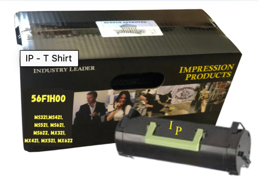 Lexmark 56F1H00 15K Page Yield High Yield  Eco Friendly Toner Cartridge for use in Lexmark printers MS/MX 321, 421, 521, 621, 622