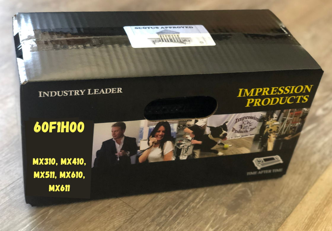 Lexmark 60F1H00 10K Page Yield High Yield Remanufactured Toner Cartridge for use in Lexmark printers MX310 / MX410 / MX510 / MX511 / MX610 / MX611