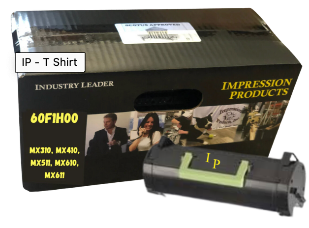 Lexmark 60F1H00 10K Page Yield High Yield Remanufactured Toner Cartridge for use in Lexmark printers MX310 / MX410 / MX510 / MX511 / MX610 / MX611