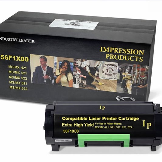 Lexmark 56F1X00 25K Page Yield High Yield Eco Friendly Toner Cartridge for use in Lexmark printers MS/MX 421, 521, 621, 622