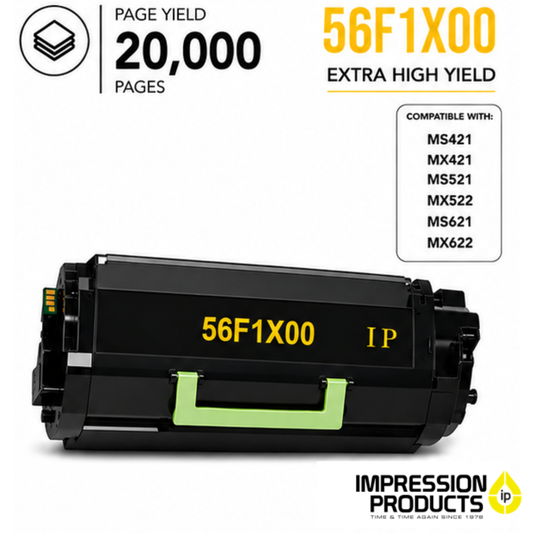 Lexmark 56F1X00 Extra High Yield Compatible Toner Cartridge for MS & MX 421, 521, 621, 622