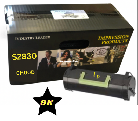 Impression Products Compatible Toner for Dell S2830 Series – 8,500 Page Yield (Black)