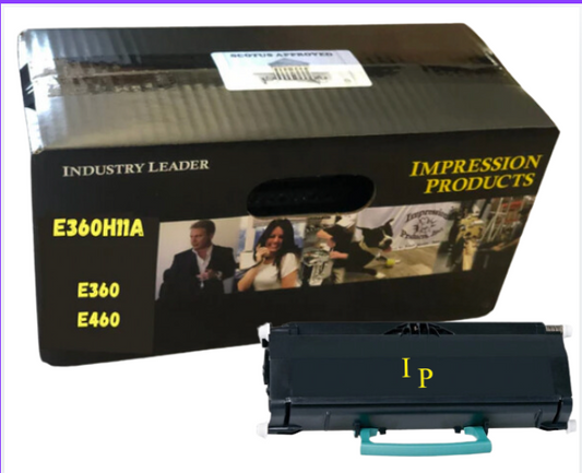 Lexmark E360H11A 15K Page Yield High Yield Remanufactured Toner Cartridge For Use In Lexmark Printers E360 / E460 / E462